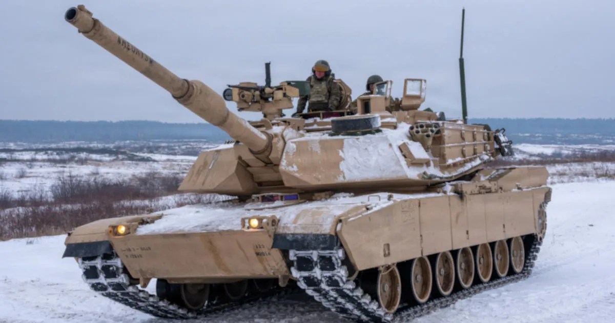 M1A2 Abrams na poligonu u Poljskoj