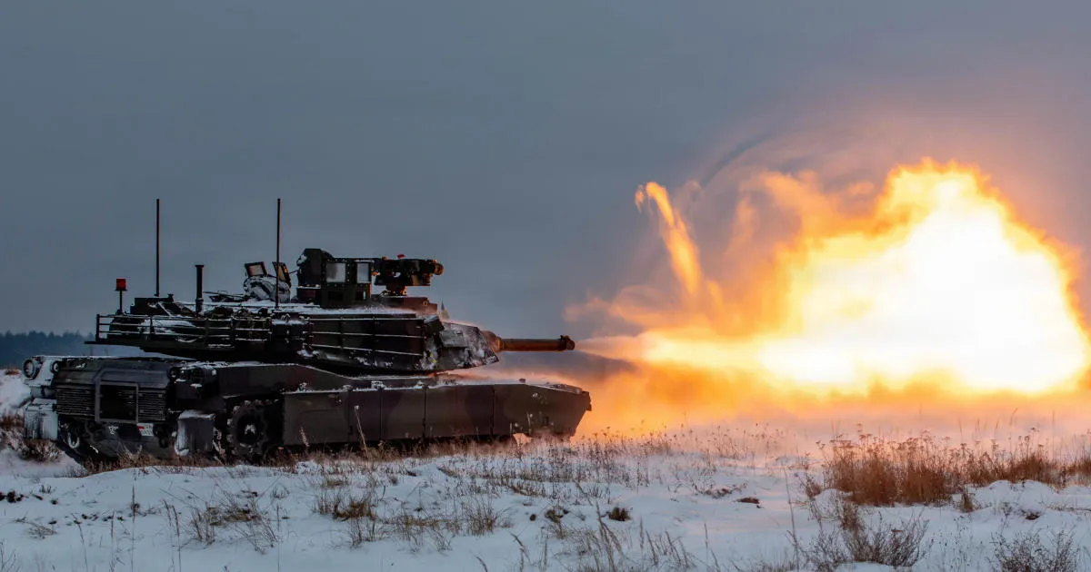 M1A2 SEPv3 Abrams na poligonu u Poljskoj
